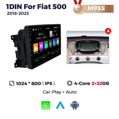 For 1DIN For Fiat DVD Navigation - m95s-232-quad-core-wifi-version