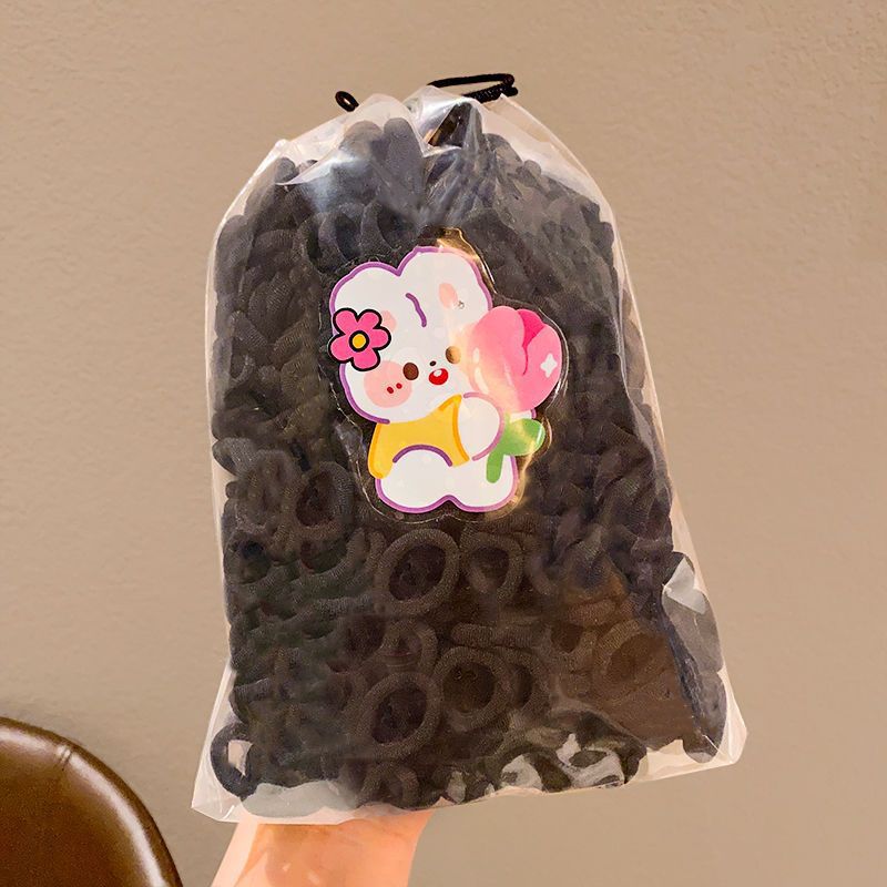 Bandas de goma de color caramelo para niños anillo de toalla bebé no lastimar el cabello elástico buena banda de goma para niñas atadas anillo de cabello tocado