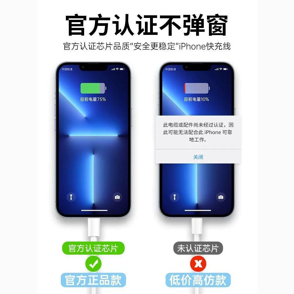 Apple, compatible mobile phone, charging cable, 13/12/11/, 1m