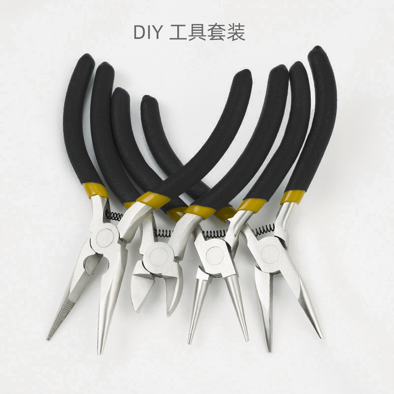 手工diy钳子尖嘴钳珠宝钳高强度多功能圆嘴钳饰品钳首饰串珠工具|undefined