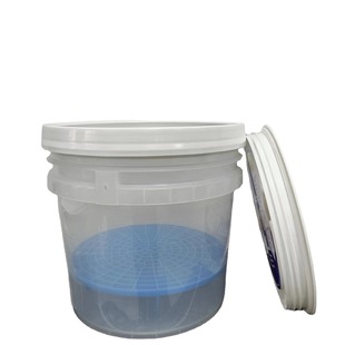 13L Transparent Car Wash Bucket with Filter Seal, Convenient Screw Cap and Easy to Operate