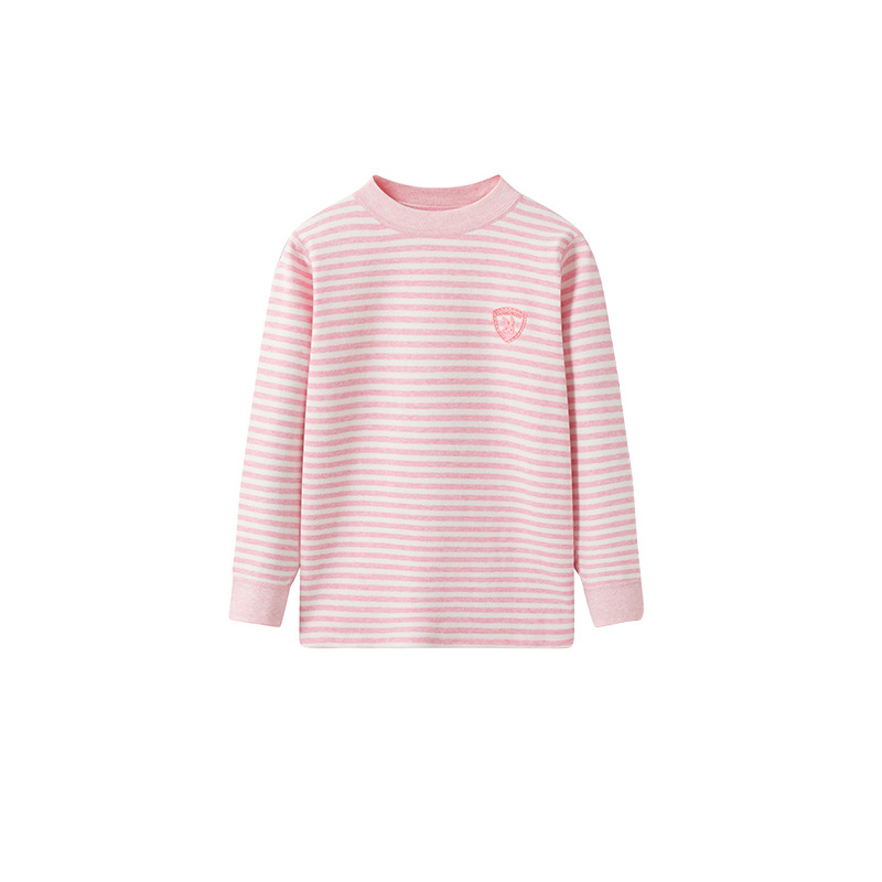 Ding-Shu Rong Colored Cotton Top) Striped Pink
