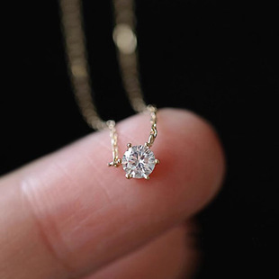 Small brand necklace, design sophisticated fashionable chain for key bag , 2025 years, simple and elegant design, high-quality style
