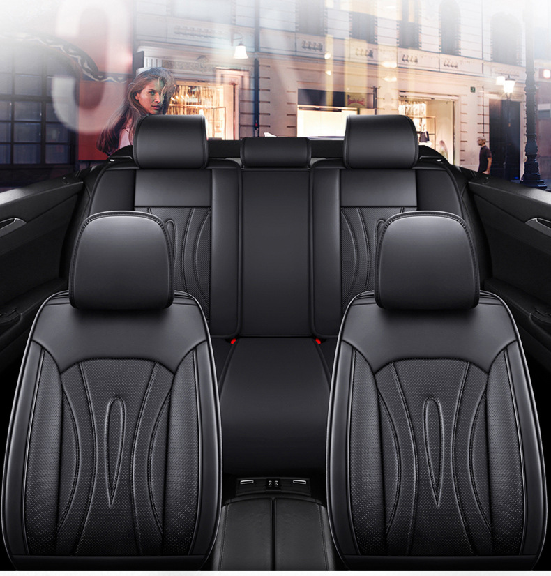 Factory Direct Sales of All-Season Universal Car Seat Cushions, All-Season Wear-Resistant Water-Resistant Full Leather Universal Car Seat Cushions