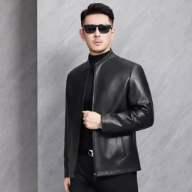 男式真皮皮衣;男式皮草