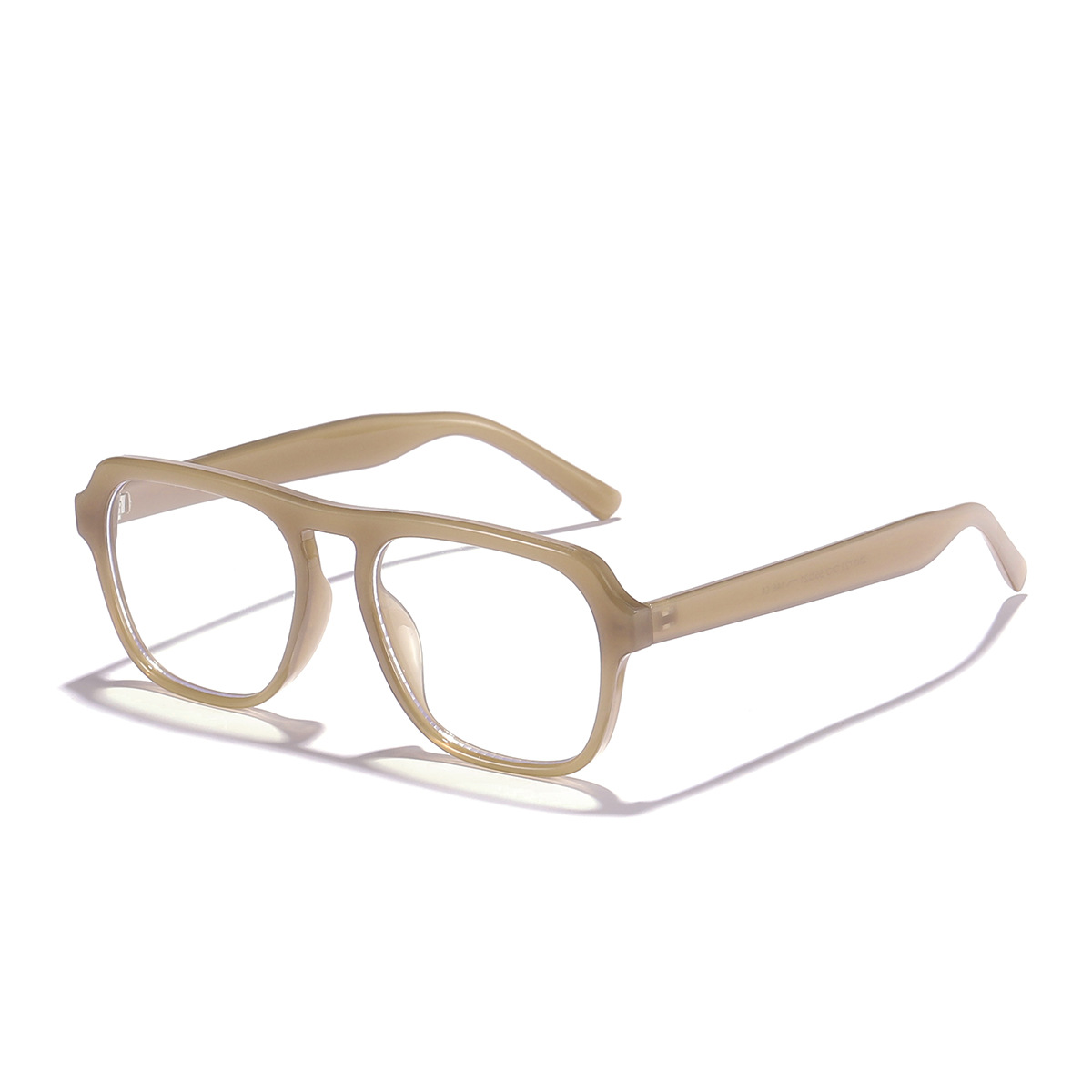 2023 retro de un solo haz anti-azul gafas de luz artístico gran marco adelgazante gafas de sol hombres y mujeres moda ins estilo gafas de sol