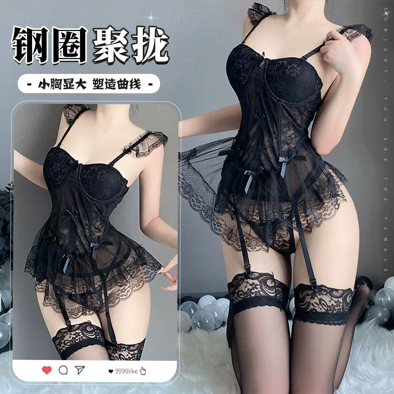 Сексуальное белье для женщин, flirt с маленькой грудью и большим декольте, топ-поддержка, стиль горячего и чистого желания, костюм в bed 8232