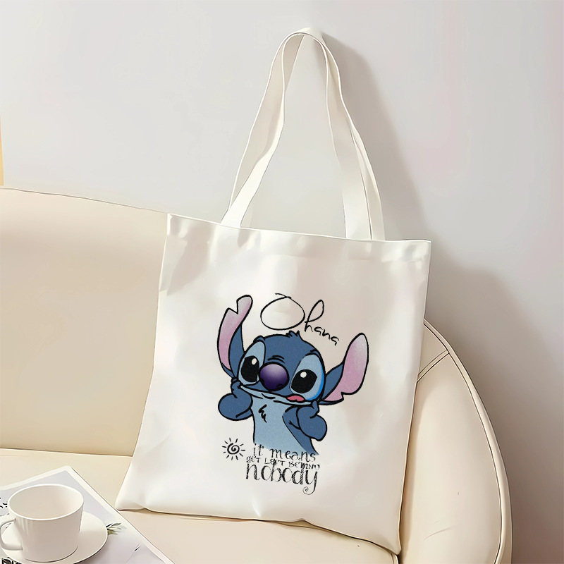 Bolsa de lona de impresión púrpura de pop transfronteriza, bolso de hombro de gran capacidad, portátil perfecto para compras