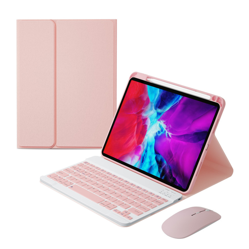 Suitable for 2021 New ipad Pro11 Bluetooth keyboard protective cover pen slot 10.2-inch magnetic tablet leather case