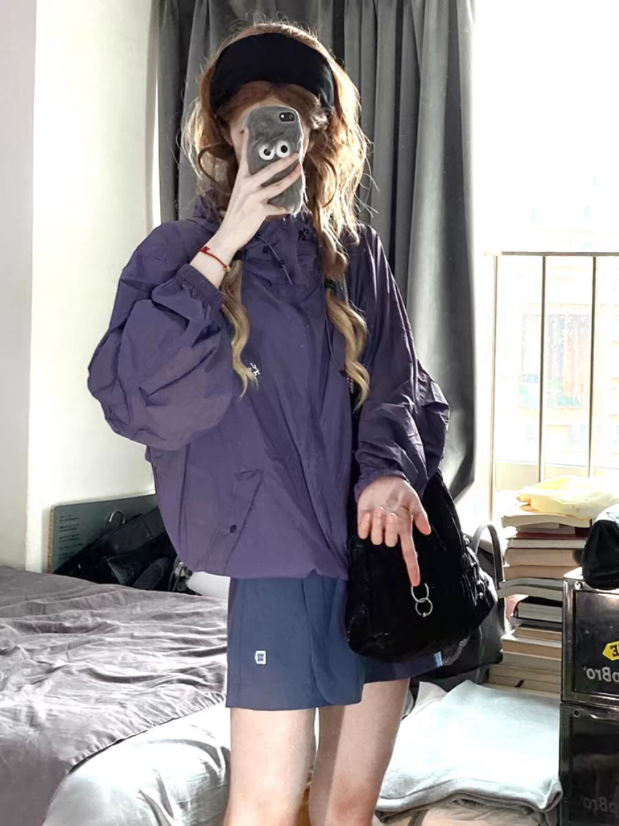 Women's Summer Outdoor Mountain Style Sun Protection Jacket, Thin Sun Protection Jacket, 2026 New Style, Loose Fit, Breathable Sun Protection Clothing
