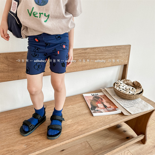  Korean children's clothing summer new style girls Korean style summer clothing high waist leggings shorts children's pants 123291