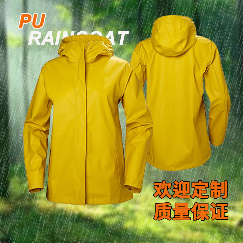 Rainoutwear Export Export Factory Women's Pu Rainoutwear Waterproof Jacket Jacket Rainoutwear Commuter Rainoutwear Outdoor Women Rainoutwear Export Export Factory Women's Pu Rainoutwear Waterproof Jacket Jacket Rainoutwear Commuter Rainoutwear Outdoor Women