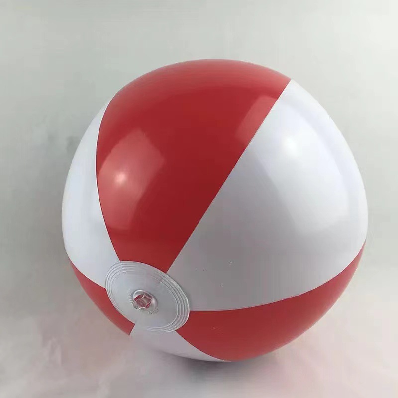 Red and white ball