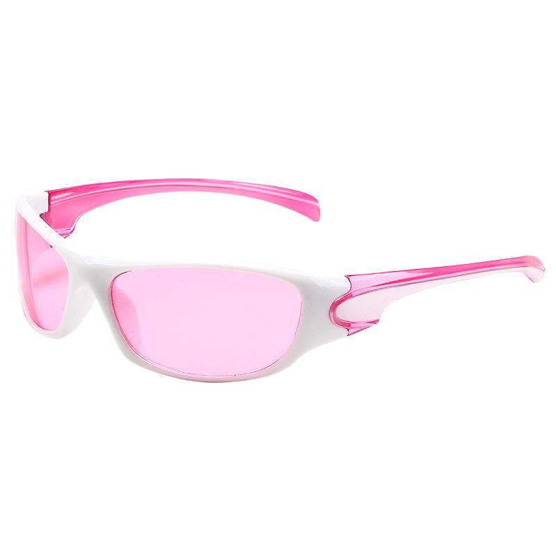 Y2K Style New Ins Street Style Personality Internet Celebrity Style Cat Eye Glasses Pc Lenses Uv Protection Unisex Sunglasses
