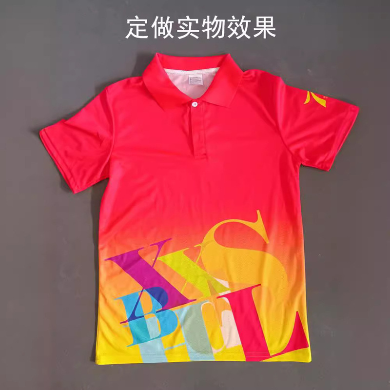 T-Shirt Print Logo Custom Advertising Shirt Custom Work Clothes Polo Shirt Full Edition Sublimation Full Body Print