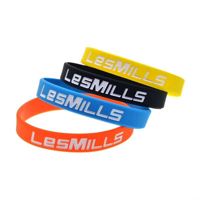 Силиконовый браслет на запястье (Reebok Lesmills), спортивный промо-браслет, окружность 202 мм, 12×2 мм