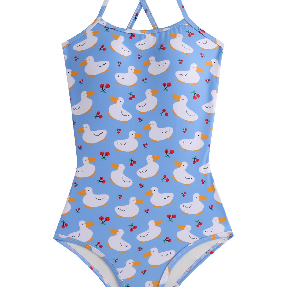 新款莱卡抗氯专业竞技连体三角高级感游泳馆低叉带胸垫泡温泉泳装