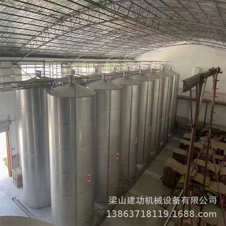 Подержанная распродажа, резервуары для хранения вина из нержавеющей стали 304, резервуары из белой стали, резервуары для молока, двухслойные изоляционные резервуары, резервуары для брожения