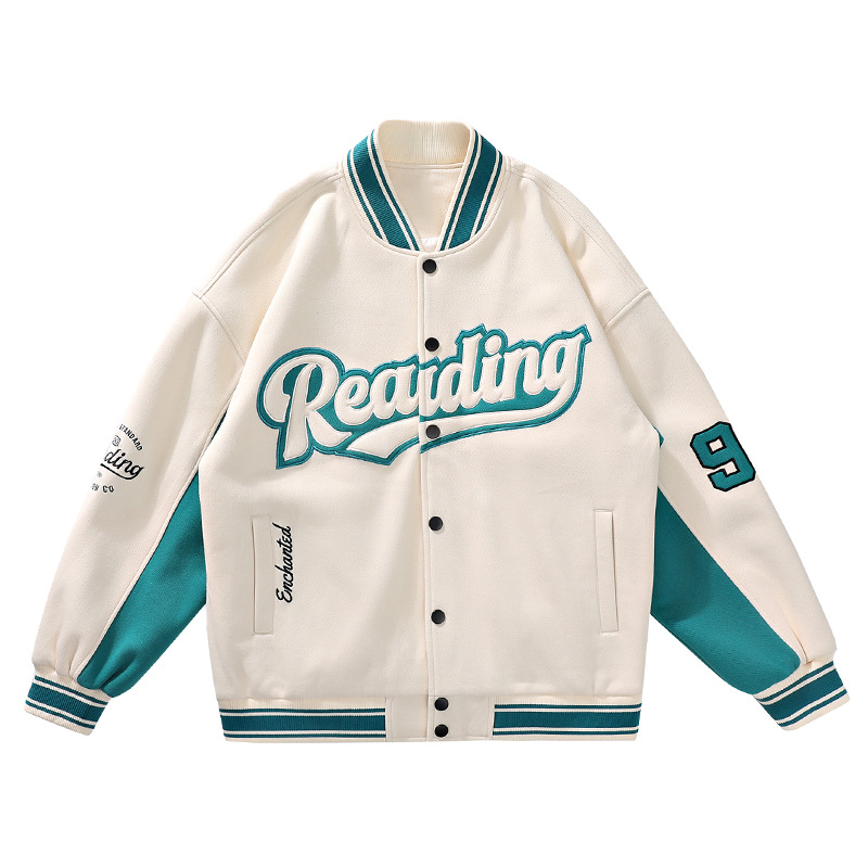 Lee & mitoo-Chaqueta holgada informal para hombre, uniforme de béisbol más fácil de combinar, primavera 2023