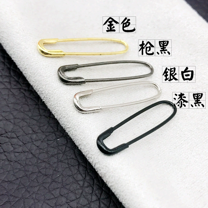 Серебряный цветок U-образная булавка золотое серебро черная медная/железная безопасная булавка для одежды без хвостового кольца