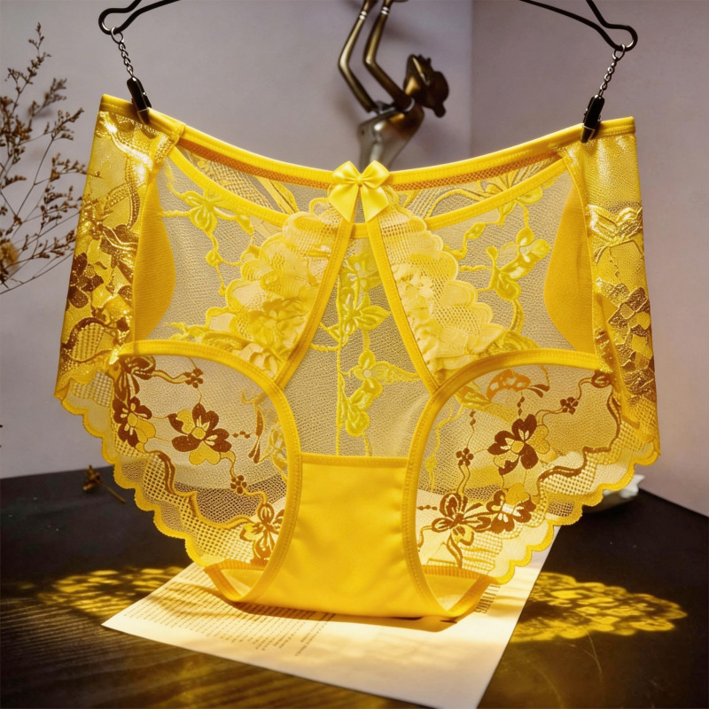 2026 Summer High-Value Wild and Hot Hollow-Out Triangle Panties for Women - Fashionable High-Waisted Sexy Underwear