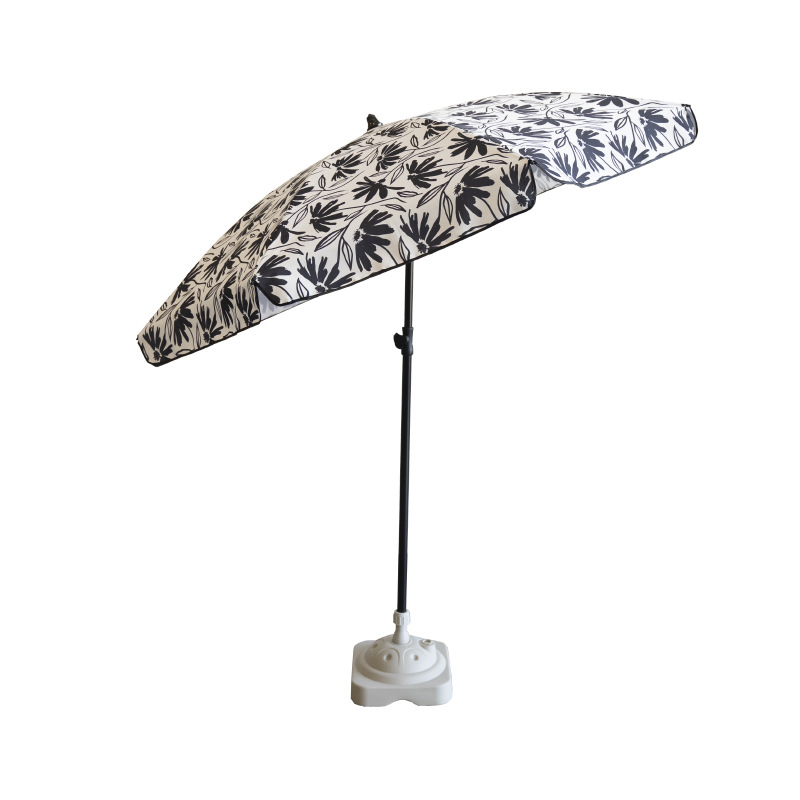 沙滩伞印刷定制广告跨境野营防晒防紫外线海滩景区可旋转花园伞