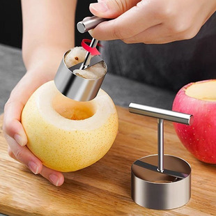 Apple Pear Corer Stainless Steel Fruit Corer Coring Tool Sydney Pear Hole Digger Pulp Separator Wholesale
