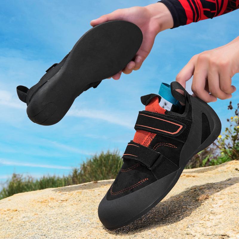 Professional competition rock climbing shoes for men and women, children's rock climbing and bouldering training shoes, outdoor climbing shoes with breathable straps
