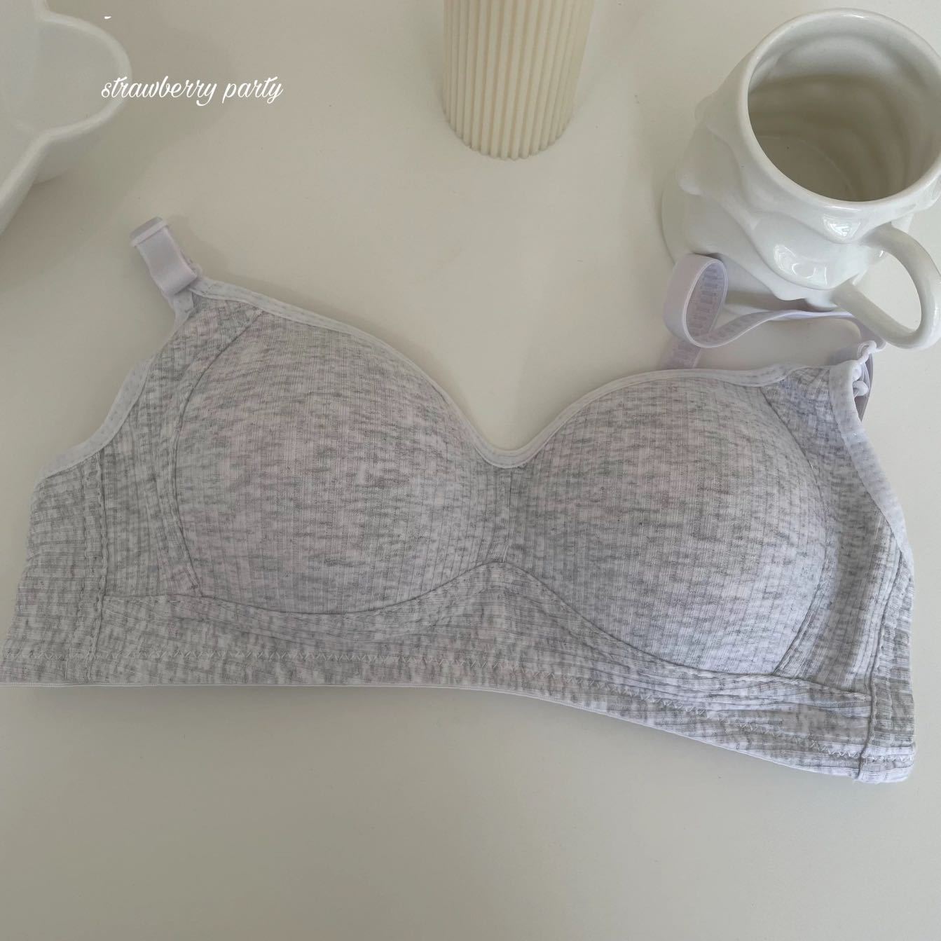 Ventas directas de fábrica comercio electrónico transfronterizo Sudeste de Asia Vietnam Tailandia damas burbujas encaje pecho pequeño recogido sujetador Tovin