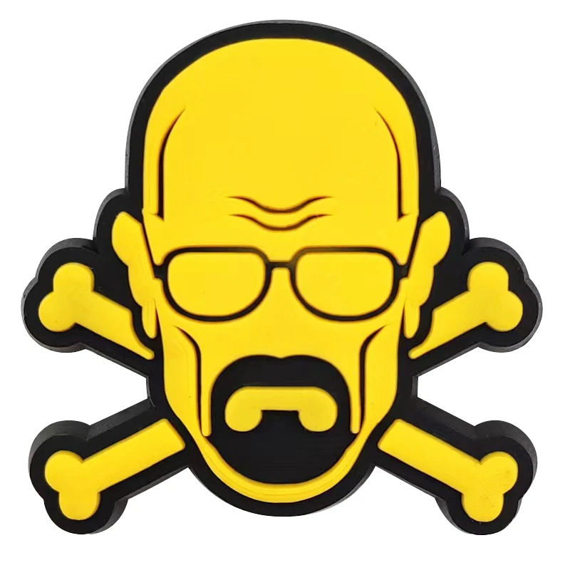 Comercio electrónico transfronterizo al por mayor zapatos de goma suave zapatos de flores accesorios PVC de dibujos animados veneno mortal experto agujero Zapatos de flores hebilla