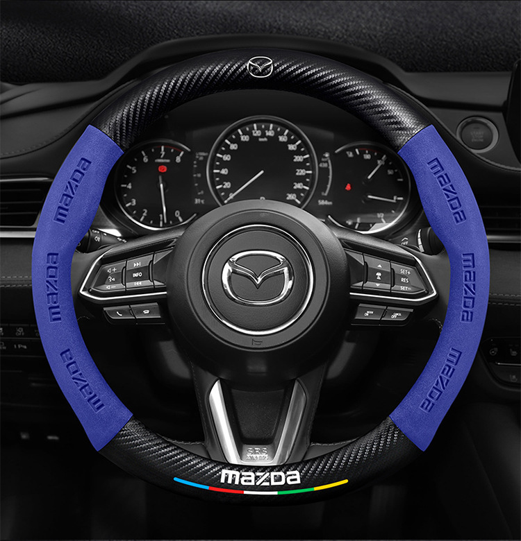 Suitable for Mazda 3/6/8/Cx30/Cx4/Cx5 Angkesela Cx8 Star Cx3 Leather Steering Wheel Cover