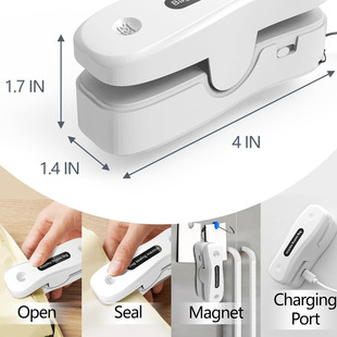 Amazon Rechargeable Mini Sealing Machine Household Snack Bag Plastic Bag Sealing Machine Bag Sealing Machine Food Grade