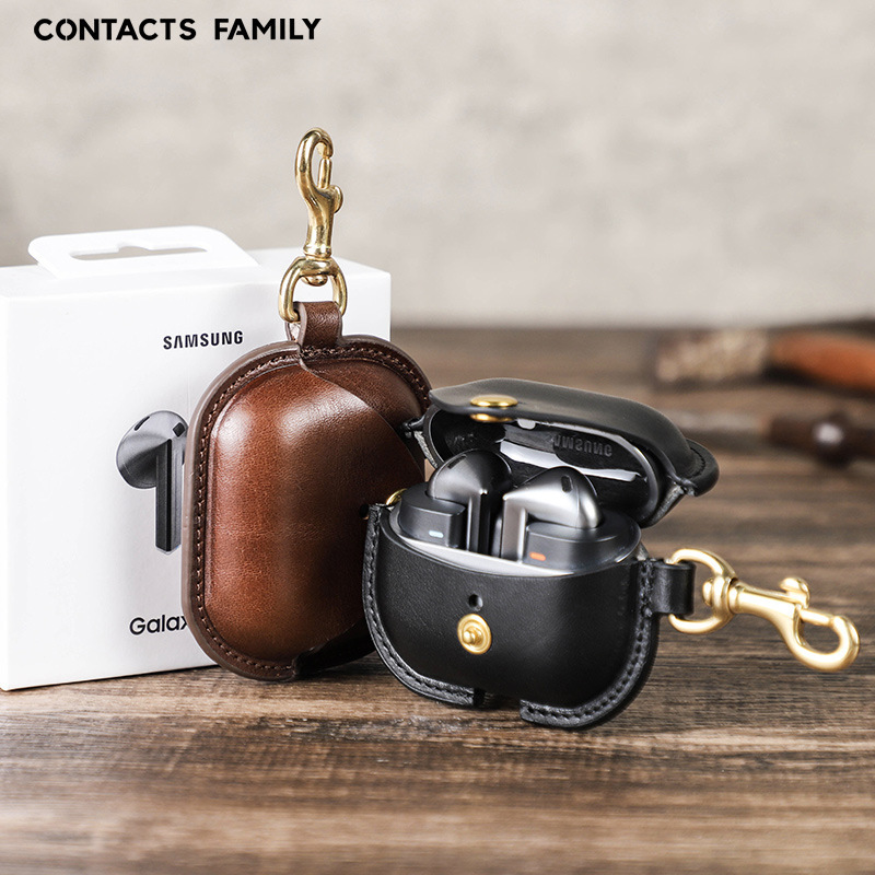Suitable for new Samsung galaxy buds3 earphone cover tree cream cowhide all-inclusive drop-resistant bluetooth earphone protective cover