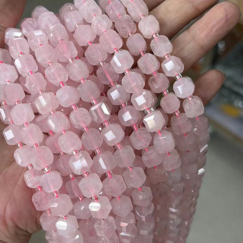 天然石角糖8mmブロック正方形瑪瑙水晶DIYアクセサリーアクセサリー半製品ビーズビーズ|undefined