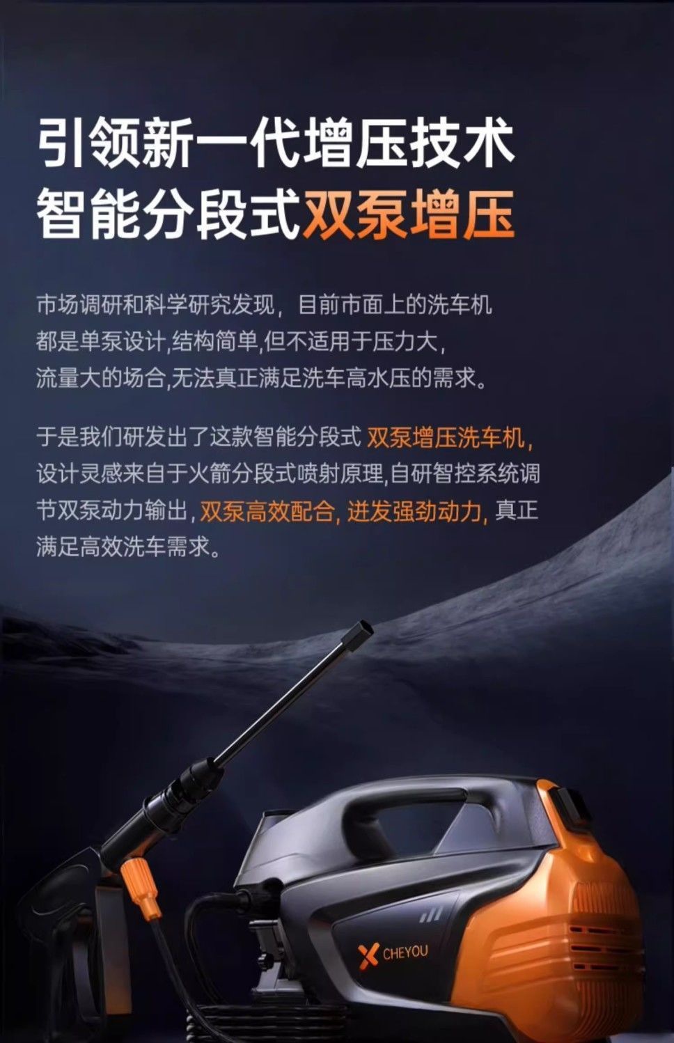 German Quality High-Pressure Car Washing Machine 220V Household Water Gun High-Power Booster Complete Cleaning Set New