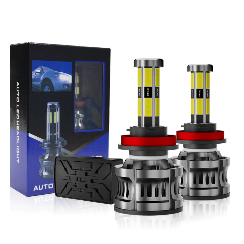 Новый автомобиль светодиодные фары 360 градусов света 12 фронтальных мощных фар H7 H1 H4 дальний и ближний свет фары