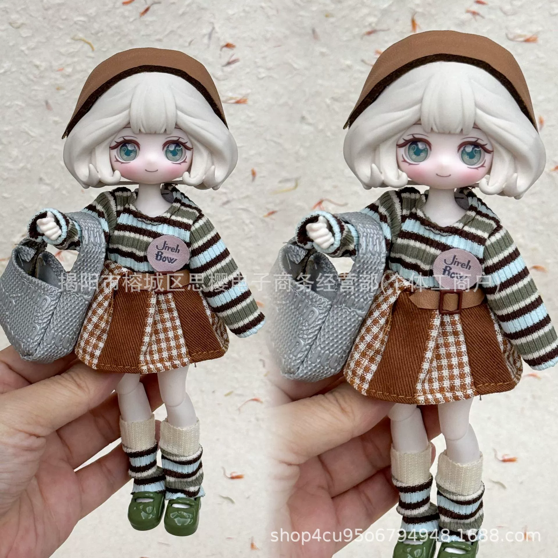 Набор одежды для куклы 8 очков bjd 12 очков ob11 11–17 см Ah Ti Bang Ni Tu Penny Beast Boy Clothes