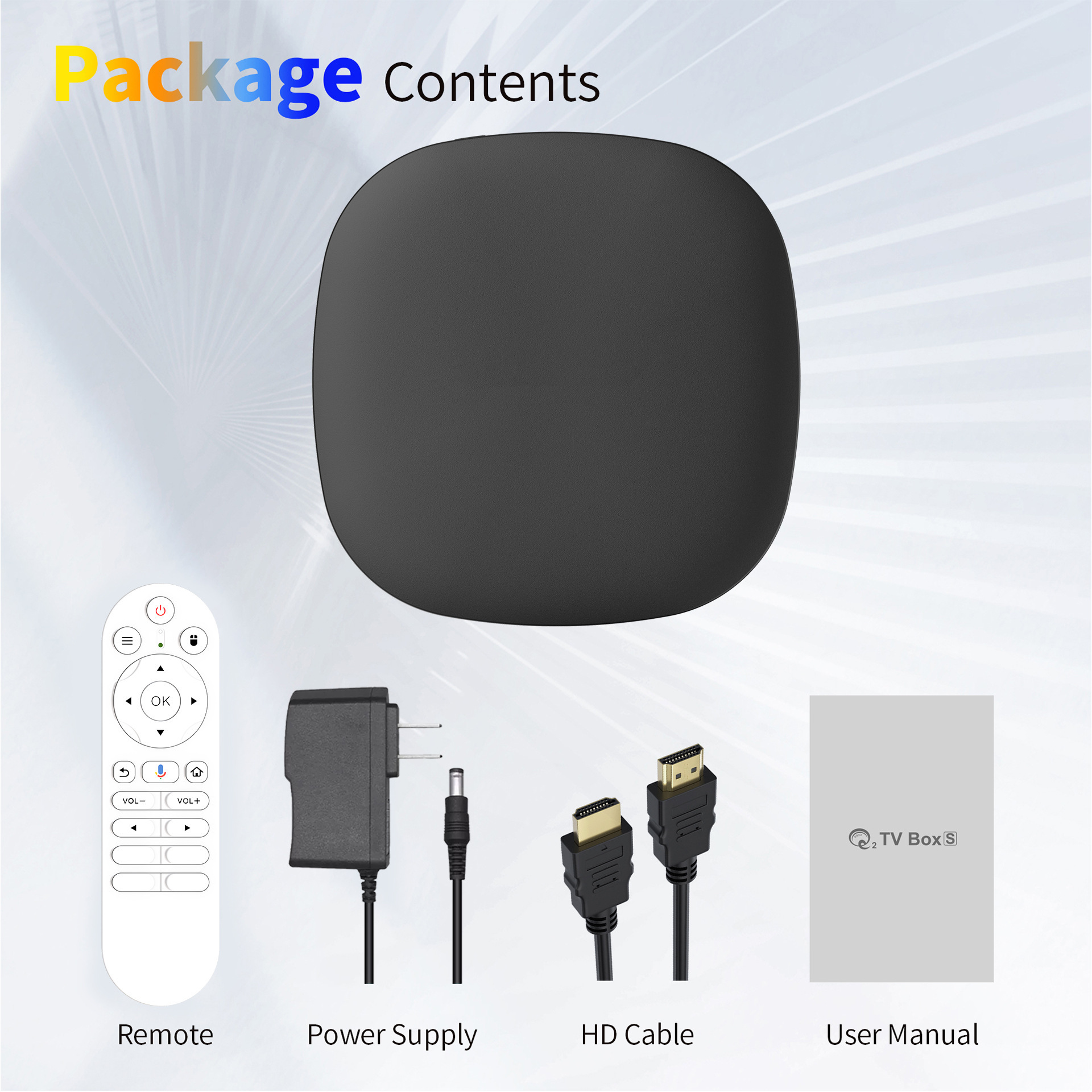 Transfronterizos 4K red decodificador 5G dual-band WiFi6 HD suave caja de televisión soporta la pantalla de voz Bluetooth