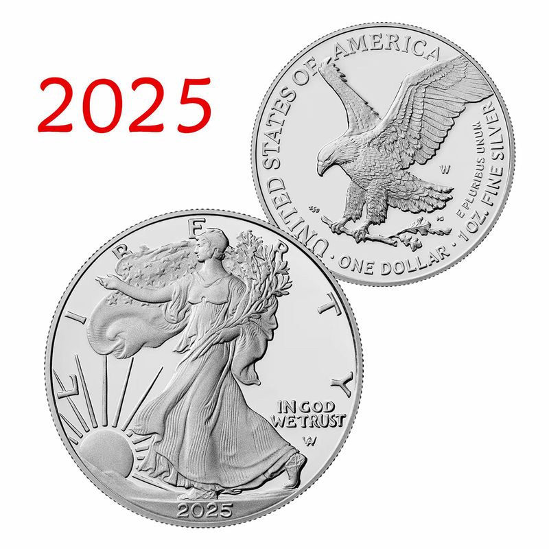 1:1 Spread-Winged Eagle American Eagle Coin Commemorative Coin 2026 Foreign Trade Ebay Coin Maple Leaf Coin Deer Coin Does Not Attract Magnets