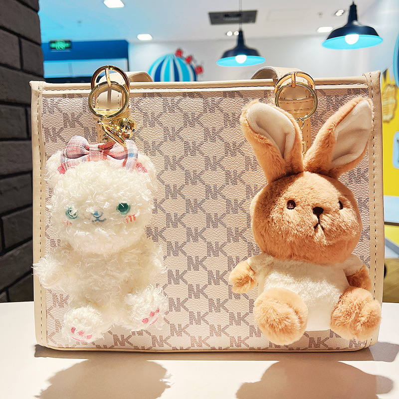 Cute Rabbit Plush Women's Keychain display picture 3