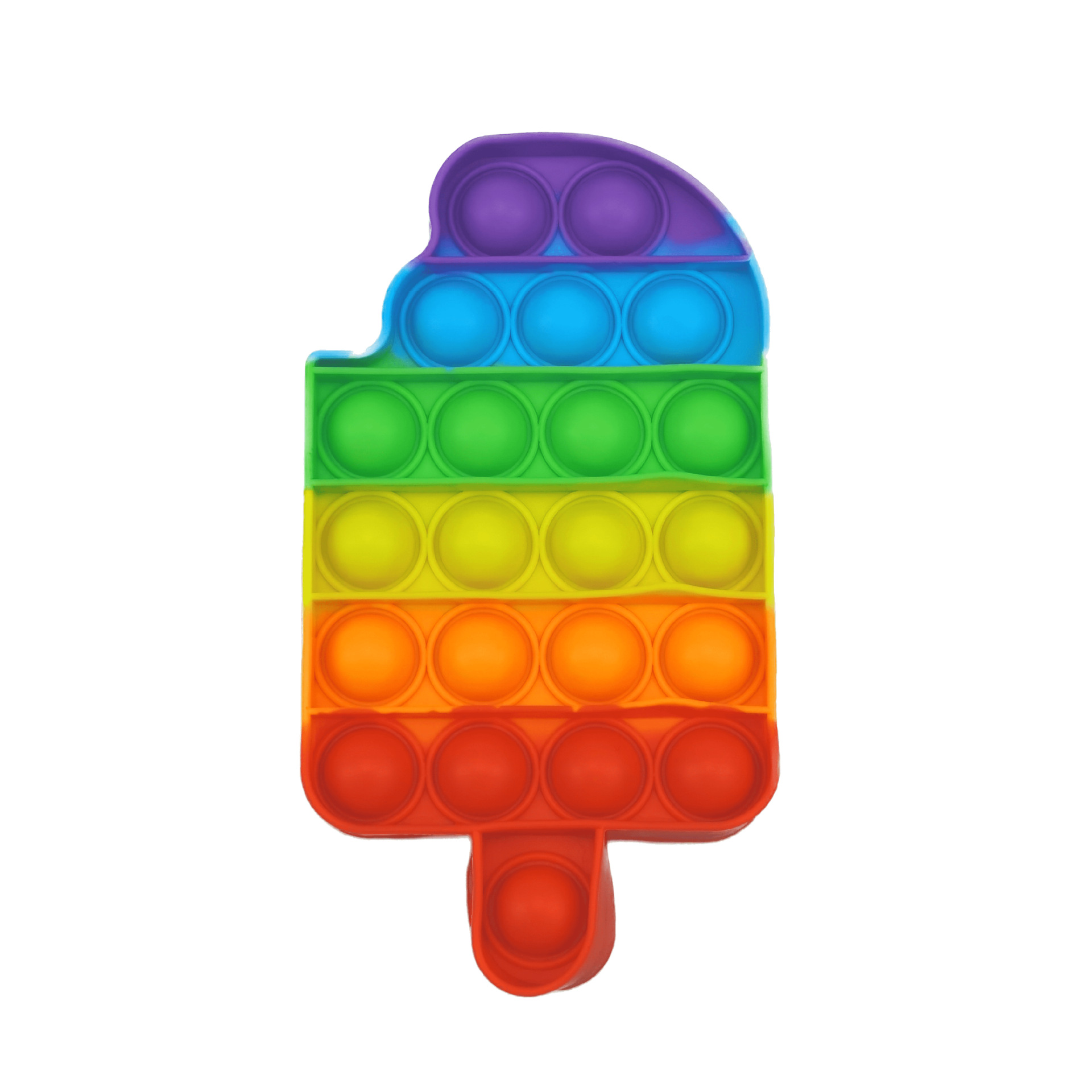 Spot 12cm Rainbow Rat Pioneer Silicone Presione Music Puzzle Pioneer Puzzle Bubble Music