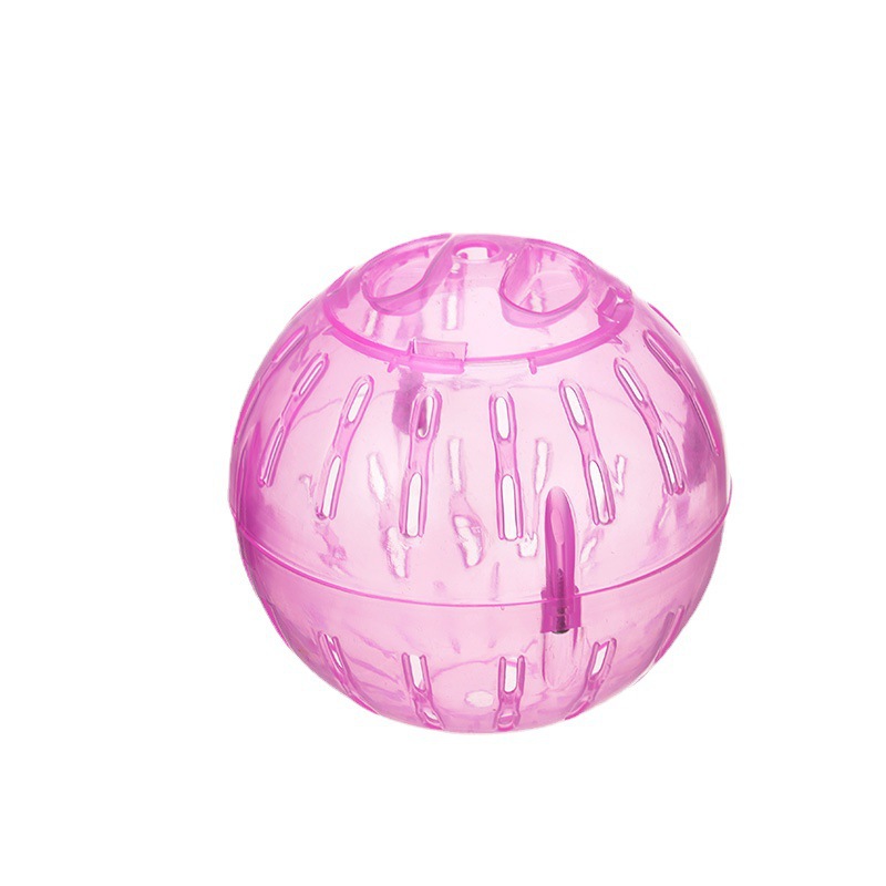 Hamster oro oso correr bola hamster juguetes acrílico transparente suministros hamster 10 cm mini trotar bola fitness