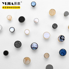 歐式櫥櫃貝殼抽屜單孔拇指拉手現代簡約床頭櫃電視柜子衣櫃門把手