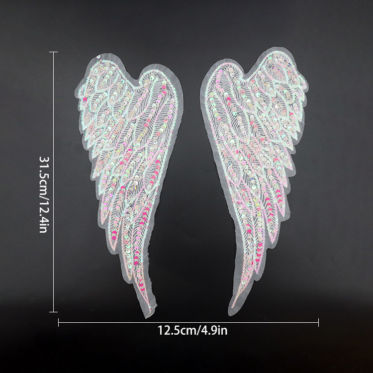 4 개의 날개 핑크 및 흰색 999970