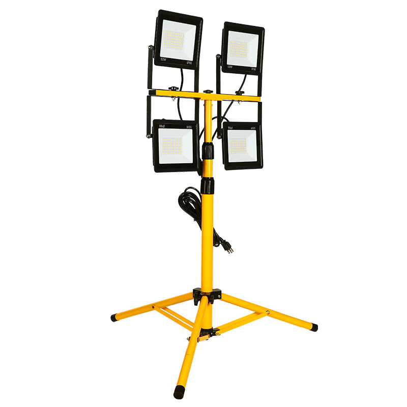 LED de trabajo plegable luz de inundación portátil portátil luz de inundación de emergencia al aire libre mercado nocturno luces de iluminación al aire libre