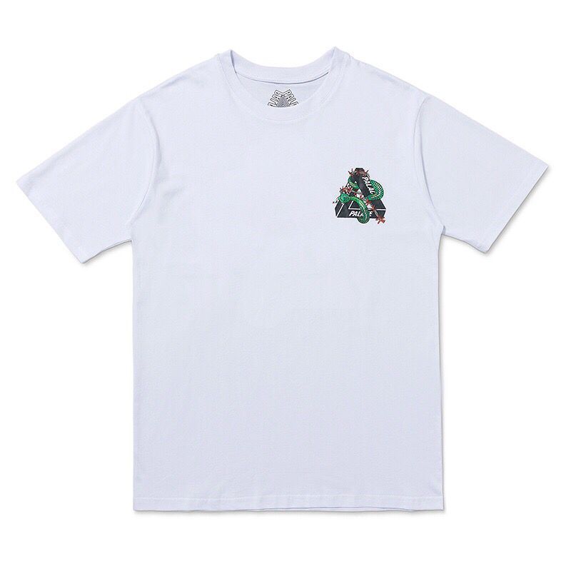 欧米の潮牌palace三角形双紗プリント高品質男女カジュアル半袖tシャツ|undefined