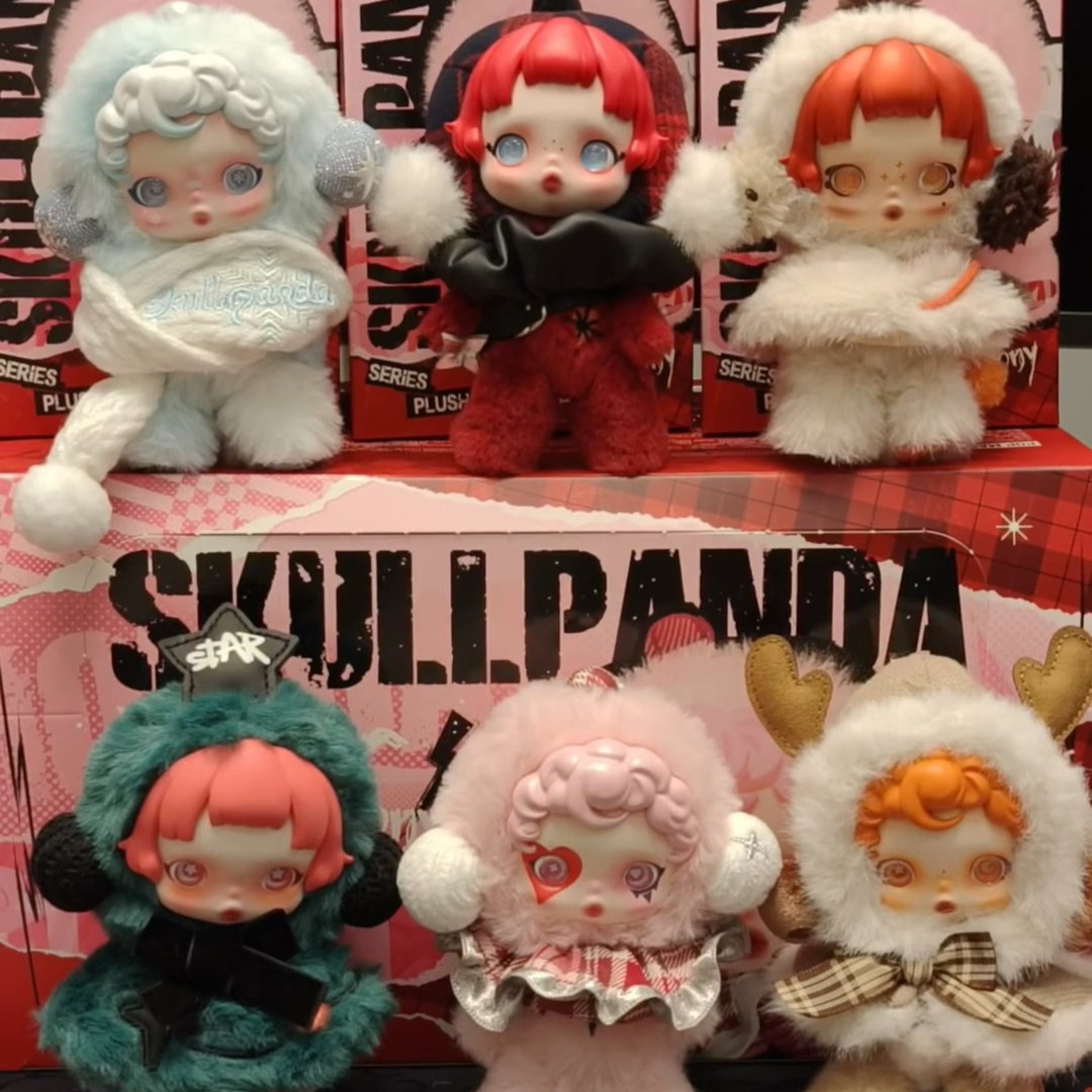 POPMART Bubble Mart SP Winter Music Series Vinyl Face Plush Doll Gift Pendant Blind Box