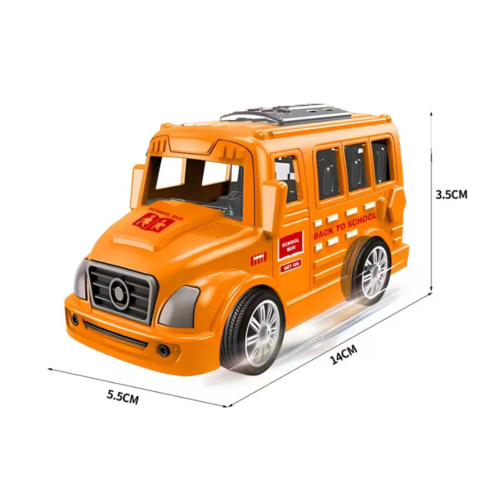 Juguetes de coches infantiles coches de inercia autobús escolar niño muñeca máquina guardería pequeños regalos al por mayor