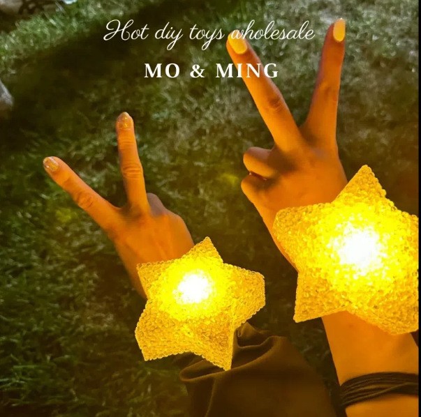 8cm handheld star light + wrist strap