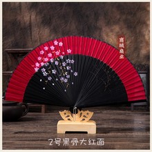樱花扇 喷绘折扇 烤漆扇 女士精品折扇 日本扇 扇子批发